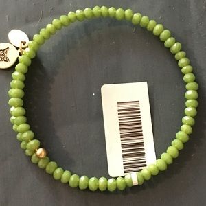 Green chrysalis bracelet
